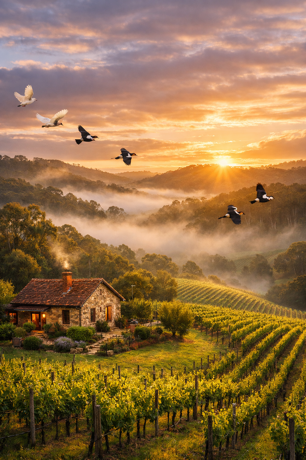 Adelaide Hills vineyard